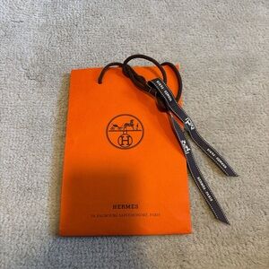 Hermes Orange Gift Bag